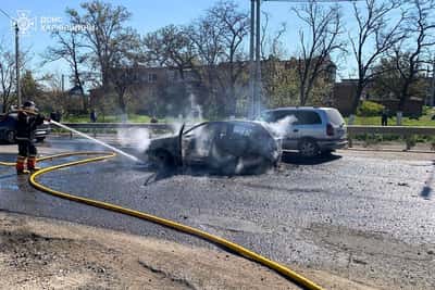 Image for Russian missile attack kills five in Ukraine's Kharkiv region, officials say