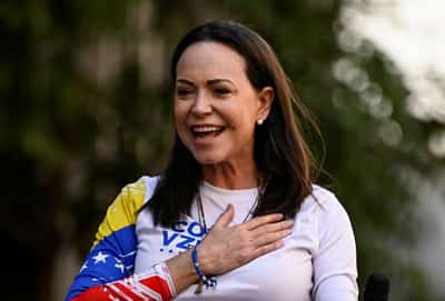 Image for Venezuela's opposition leader Machado wins Nobel Peace Prize, dedicates to Trump