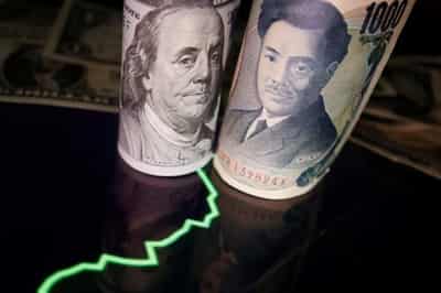 Image for Yen jumps vs dollar after BOJ rate check, hints on intervention, U.S. PPI data