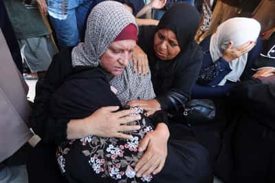 Image for Israeli strikes in Gaza kill two people, first fatalities in more than a week, medics say