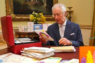 Image for King Charles doing ‘very well’, Camilla tells Belfast crowds