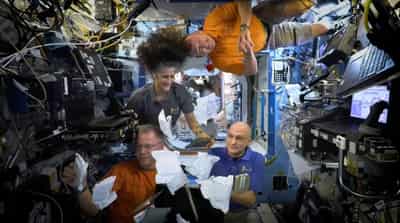 Image for Return of NASA astronauts from space station further delayed until late March