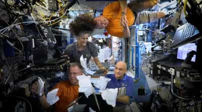 Image for Return of NASA astronauts from space station further delayed until late March
