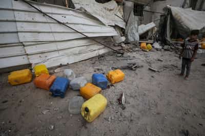 Image for Israeli missile hits Gaza children collecting water, IDF blames malfunction