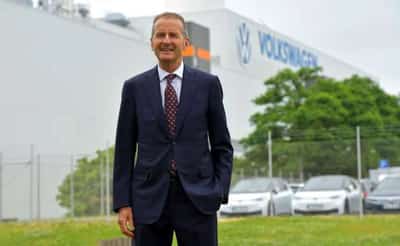 Image for Volkswagen’s race with Tesla will be tight, Diess says