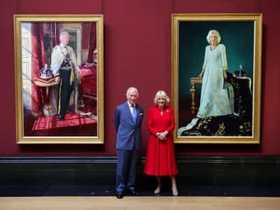 Image for Coronation portrait of UK's King Charles unveiled