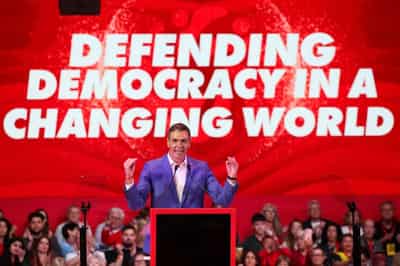Image for Global leftists rally in Spain hoping to spark resurgence against far right