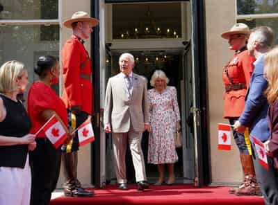 Image for King Charles lands in Canada in show of support for country eyed by Trump