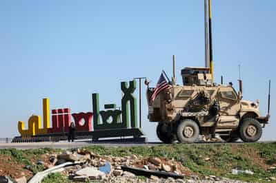 Image for US military begins withdrawing from main base in northeast Syria, Syrian sources say