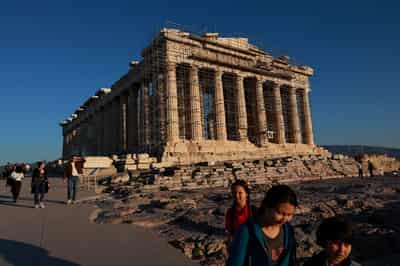 Image for Greece takes legal action over drone show advertising Adidas near Acropolis