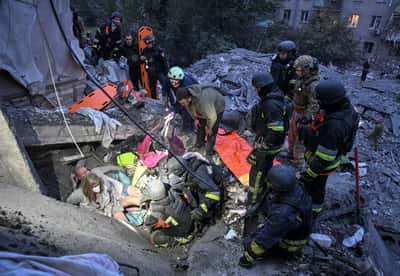 Image for Russian attack on Ukrainian city kills 12, a day after Trump eases diesel sanctions on Moscow