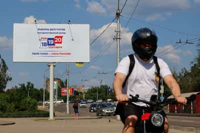Image for Ukraine says Russian elections in occupied areas are illegal