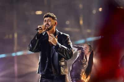 Image for Israel's Eurovision Song Contest entrant heard booing as he went onstage