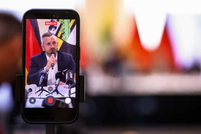 Image for German far-right party takes aim at domestic security services