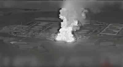 Image for Russian oil refineries, terminals burn as Ukraine hits Putin's war economy