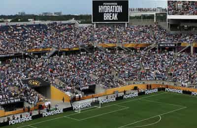 Image for Soccer-World Cup waterbreaks offer lucrative opportunity for broadcasters