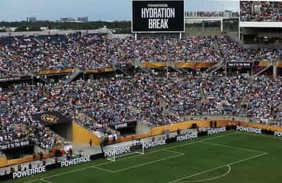 Image for Soccer-World Cup waterbreaks offer lucrative opportunity for broadcasters