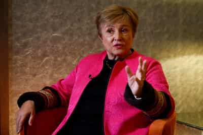 Image for Exclusive-IMF's growth forecasts to show resilience to global trade shocks, Georgieva says