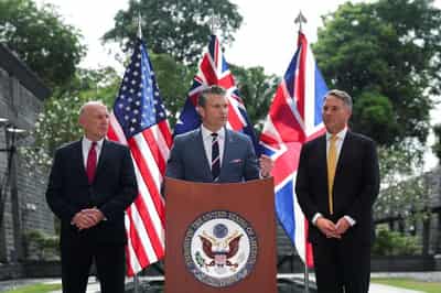 Image for AUKUS to develop unmanned undersea vehicles, Pentagon chief says