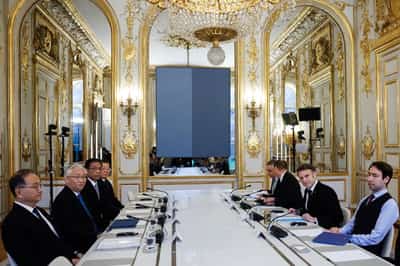 Image for China joins Macron-led video call in rare economic talks ahead of G7 summit in France