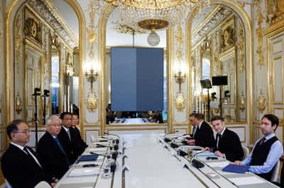 Image for China joins Macron-led video call in rare economic talks ahead of G7 summit in France