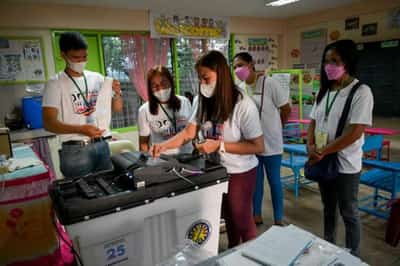 Image for Marcos, son of strongman, triumphs in Philippines presidential election