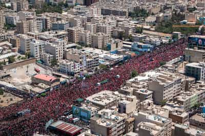 Image for As Khamenei mourners fill Iran's streets, discontent still simmers