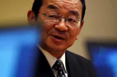 Image for Honda says CEO Hachigo to step down, replaced by R&amp;D chief Mibe