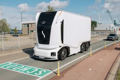 Image for Self-driving truck firm Einride begins trading on Nasdaq