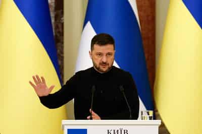 Image for Ukrainian military in counteroffensive on eastern front, Zelenskiy says