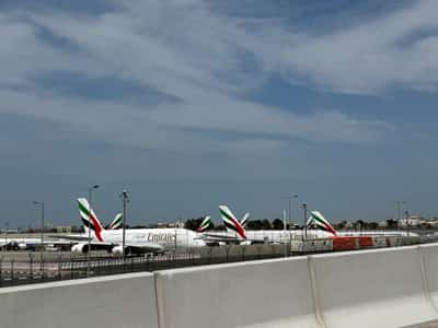 Image for Two drones fall in vicinity of Dubai airport as Iran crisis shows no sign of easing