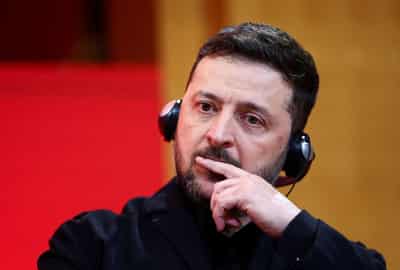Image for Zelenskiy tells Ukrainian media US sought postponement of latest talks on war settlement
