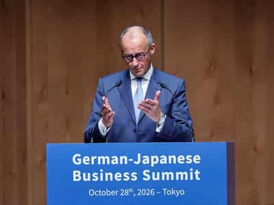 Image for Merz invites Japan to back trade alliance as China asks Germany to be 'rational'