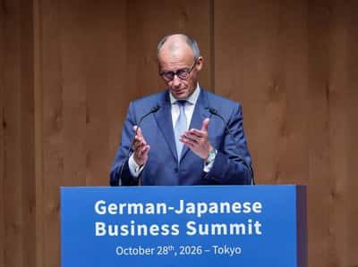 Image for Merz invites Japan to back trade alliance as China asks Germany to be 'rational'