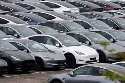 Image for Global EV sales fall 2% in September, ending six-month growth streak