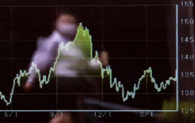 Image for Asia shares edge higher, wary of US bank data