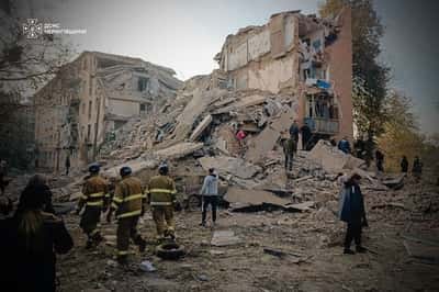 Image for Death toll in Ukraine's Pryluky after Russian strike up to 13, governor says