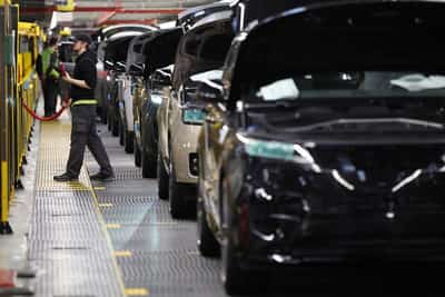 Image for Jaguar Land Rover suspends production at UK plant for up to two weeks due to supplier issue