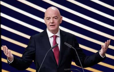 Image for Soccer-Infantino's FIFA future in jeopardy after private equity gamble backfires
