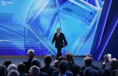Image for Russia's Putin says continuation of international conflicts is highly likely as world changes
