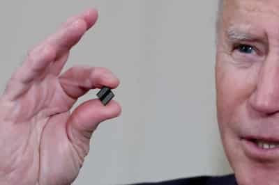 Image for As Biden works to fix chips shortage, Intel promises help for automakers