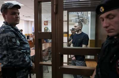 Image for Russian politician who favours Ukraine ceasefire is jailed for seven years over social media posts