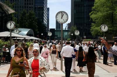 Image for UK business morale hits four-month high in July, Lloyds survey shows