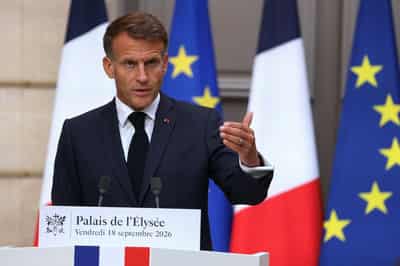 Image for France to send military to protect Saudi Arabia on Red Sea oil route, Macron says