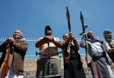 Image for Attacks on Saudi airports kill three people, as fighting escalates in Yemen