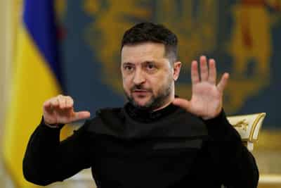 Image for Ukraine faces months of diplomatic and military pressure, Zelenskiy says