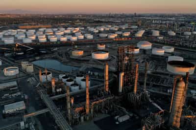 Image for Oil eases as strong dollar weighs on commodities markets