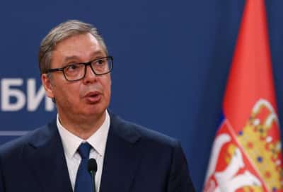 Image for Serbia's Vucic raps 'uncivilised' UN court over handling of Mladic death