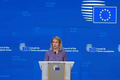 Image for Exclusive-EU seeks diplomatic solution for Hormuz Strait, Kallas says