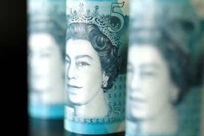 Image for Sterling rises after UK inflation data and ahead of Fed